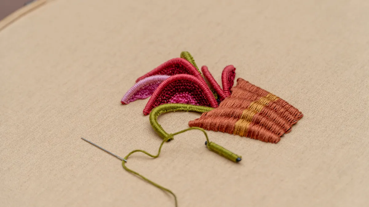 How to do satin stitch without gaps or twisting